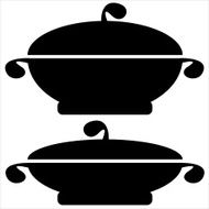 kitchenware icons on a white background N3