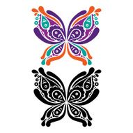 Beautiful butterfly tattoo N7