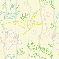Dinosaur Pattern N4