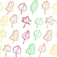 Autumn leaves pattern N10