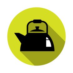 Kettle silhouette icon