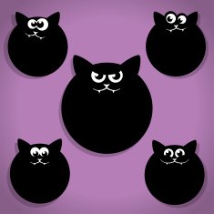 Scary Little Devil Halloween Icons N2