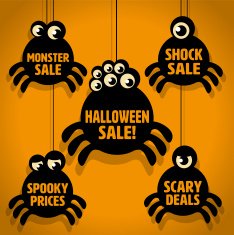 Scary Little Spider Halloween Sale Icons N2