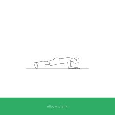 Fitness Icon Workout - elbow plank