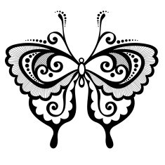 Vector Beautiful Butterfly N2
