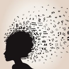 Musical female head N2