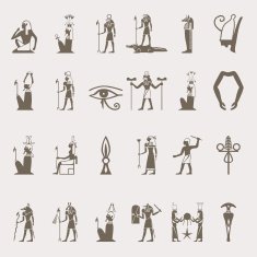Egypt sign Silhouette Icons