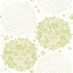 Vector seamless floral pattern with hydrangeas