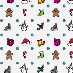 Christmas seamless pattern N164