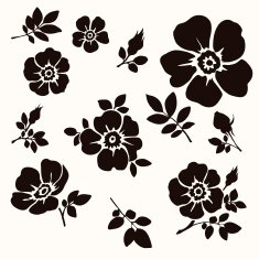 Set of flowers N25
