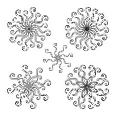 Set of Deco Small Circles