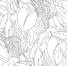 Seamless Pattern with floral ornament N171