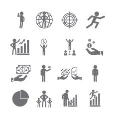 management icons set N2