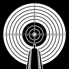 Black And White Target N4