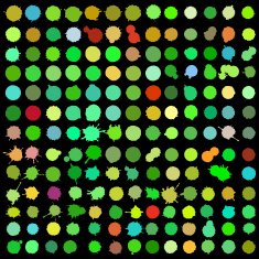 Splatters 170 items set N2