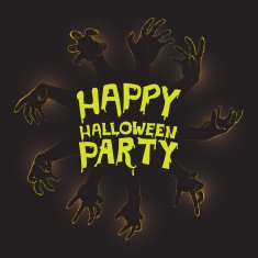 Hands halloween concept for decorate