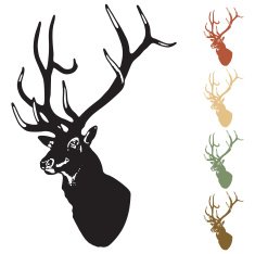 Elk Silhouette N3
