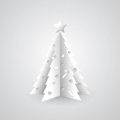 Paper Christmas tree N3