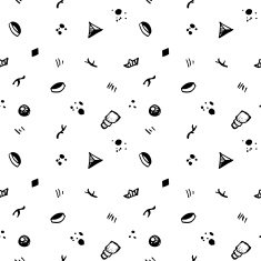 Hipster ink seamless abstract pattern Vintage and retro style N2