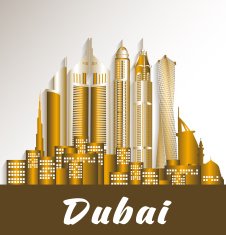 City of Dubai UAE Famous Buildings