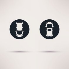 Parking vector icon graphic design flat style
