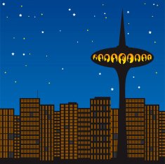 Late Night Party Cityscape
