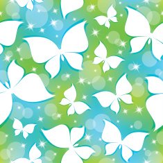 pattern with butterflies vector eps 10
