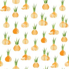 Seamless pattern with onion N8