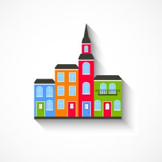Shadow theme city background