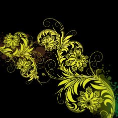 Floral ornament N135