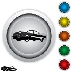 Retro Car Icon N5