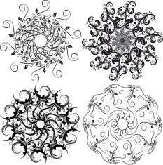 four rosettes