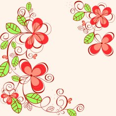 abstract floral background N153