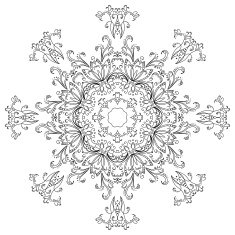 Abstract pattern contours N5