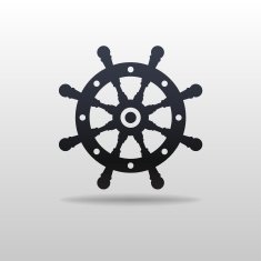 Vector icon of Steering wheel