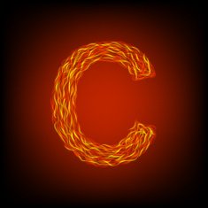 Fire letter C