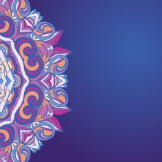 Background with lace ornament N7