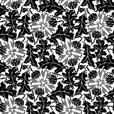 Seamless pattern of dandelion N4