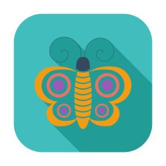 Butterfly single icon N4