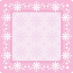 Background flowers and frame N3