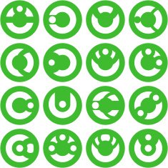 Collection of different graphic elements N7