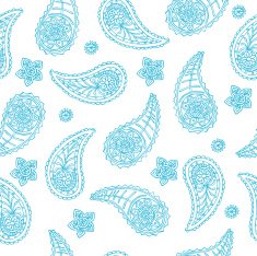 vector pattern with ornament cucumber N3