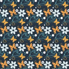 floral background seamless pattern wallpaper N89