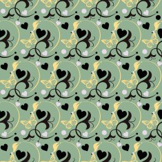 floral background seamless pattern wallpaper N91