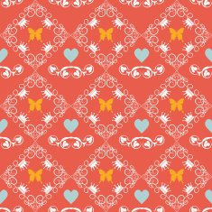 floral background seamless pattern wallpaper N119