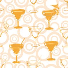 Seamless background glasses silhouettes N3