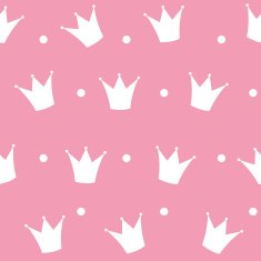 Princess Crown Seamless Pattern Background Vector Illustration N8