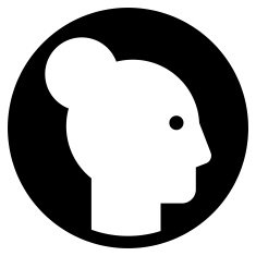Woman's profile icon