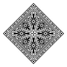 Beautiful Deco Square (Vector) N18
