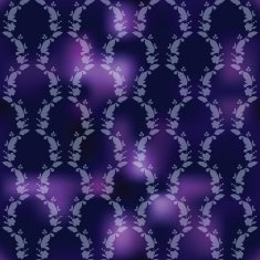 Rich floral ornament Dark purple